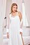 Lace and Low-Cut Satin Robe Set - Ssssss5967-3806 - 4