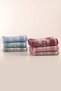 Colorful Jacquard Fringed Hand Towel Set – 50X90 cm |   High Water Absorption |   6 Pieces