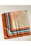 Special Orange Colored Satin Bandana Scarf - 6