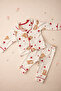 Baby Girl Pajama Set with Heart and Teddy Bear - 3