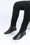 Laceless Elastic Eva Sole Genuine Leather Sneaker 174-24226 Men's Shoes