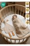Organic 4 Layer Muslin Zippered Swaddle & Duck Sleeping Companion Set – Newborn Sleeping Bag and Companion - 3