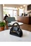 Women's Mini Strap Shoulder and Handbag Black-Casual Stylish Bag - 2