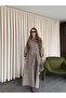 Mink Collar Bow Detailed Dress - 2001