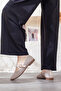 Genuine Leather Belt Detailed Soft Sole Ballerinas - 3