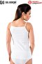 050 Women's Ribbed 100% Cotton Comfortable Stretchy Strap Tank Top 1 Piece - 2
