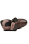 Brown Genuine Leather Zippered Men's Boots with Fur Inside 2K8518-Hk-350 m - 4