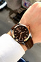 Orinal Men's Wristwatch with 2 Years Warranty, 3 Atm Water Resistance, Steel Strap, Bracelet, Gift - 3