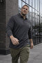Men's Plus Size Premium Smoked Polo T-Shirt - 5