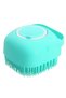 Silicone Brush Pouch with Shower Gel Chamber Multi-Purpose Body Cleaning Pouch Exfoliating Bath Loofah Dish - 2