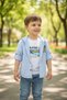 Hooded Shirt/T-Shirt/Pants Seasonal 3-Piece Set 2Y,3Y,4Y,5Y Men's