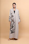 Ethereal Beige Garden-Crest Abaya - 5