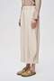 Women's Solid Color Modern Shalwar Trousers with Elastic Waist - 2