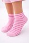 3 Pairs of Striped Women's Socks, Cotton-Breathable, Anti-Sweat Soft Bootie Socks