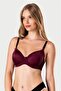 Women's Burgundy Minimizer Bra - 2