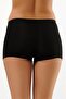 Women's Black Lycra Cotton Boxer - 2