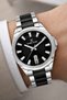 Steel Cord&Case Calendar Men Wristwatch Wrist Bracelet Gift Silver-Black-Silver Zmdk1206 - 2