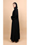 Celestial Jet Open-Stitch Abaya - 3