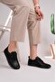 Genuine Leather Daily Summer Black Shoes - 2