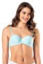Women's Green Strapless Stitch-Free Push-Up Bra - 2
