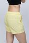 Women's Yellow Two C Pocketed Flat Swim Shorts - 3