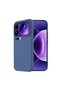 Xiaomi 17 Pro Compatible Silicone Case - Flexible Cover with Camera Protection in Pastel Color Tone - Navy Blue