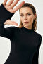 Women's Black Finger Detailed Bodysuit 2-Pack - 4