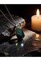 Natural Green Fluorite Stone Faceted Cut Crystal Pendant - Mind-Opening and Balancing Energy - 2
