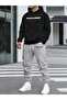 Unisix Printed I Oversized Sweatahırt -Eşofman Altı 2Li Takım
