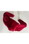 Velvet Knotted Crown Red |   Shiny Stylish Hair Crown - 5