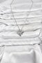316L Steel Chain Silver Color Fly Model Zircon Stone Women's Necklace Tj-Bko10874 - 2