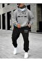 Unisix Printed I Oversized Sweatahırt -Eşofman Altı 2Li Takım