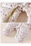Baby Girl Heart Patterned Inflatable Jumpsuit with Thick Cute Fleece Lining - 6