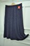 Plus Size Pigment Combed Cotton Elastic Mother's Skirt - 2
