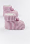 Baby Booties Knitwear 0/6 Months with Pompom - 3