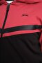 Comfortable Lace-Up Girls' Tracksuit Set Black/Red Tracksuit Set - 6