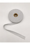 100% Cotton (Cotton) Plaid Bias Tape Light Gray 25 Meters Length - 2 cm Width - Multi-Layered Cotton Bias Tape - 2