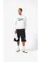 Modern Text Printed Unisex White Sweatshirt
