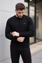 سويت شيرت رجالي من الليكرا بياقة دائرية من Basic - 3
