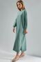My Fashion Maxi Ribbed Knitted Dress, Round Neck - 2