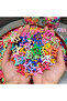 5-Piece Multi-Colored Snap Star Buckle (Mixed Shipment)