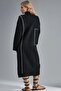 My Fashion Polo Neck Ribbed Midi Knitted Dress - 3