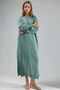 My Fashion Maxi Ribbed Knitted Dress, Round Neck