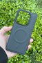 Redmi Note 14 4g Case Magsafe Carbonfiber Patterned Silicone Cover - 4