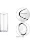 5pcs Cylinder Glass Vases for Home & Wedding Decor, Flower & Candle Centerpieces - 4