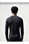 Lycra Single Jersey Men's Sports T-Shirt – Long Sleeve, Crew Neck, Slim Fit, Body-Hugging - 3