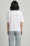 Women'S/Unisex Oversize Metallic Abstract Printed Cotton T-Shirt - 2