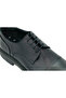 Genuine Leather Black Casual Men's Shoes Rubber Sole - X105 - 5