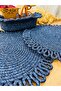 Presentation Plate Mat Jute Placemat American Serving and Basket Set 3 Pieces - 4