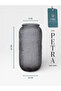 Luxury |   Petra |   Imported Glass Vase 26 cm - 4